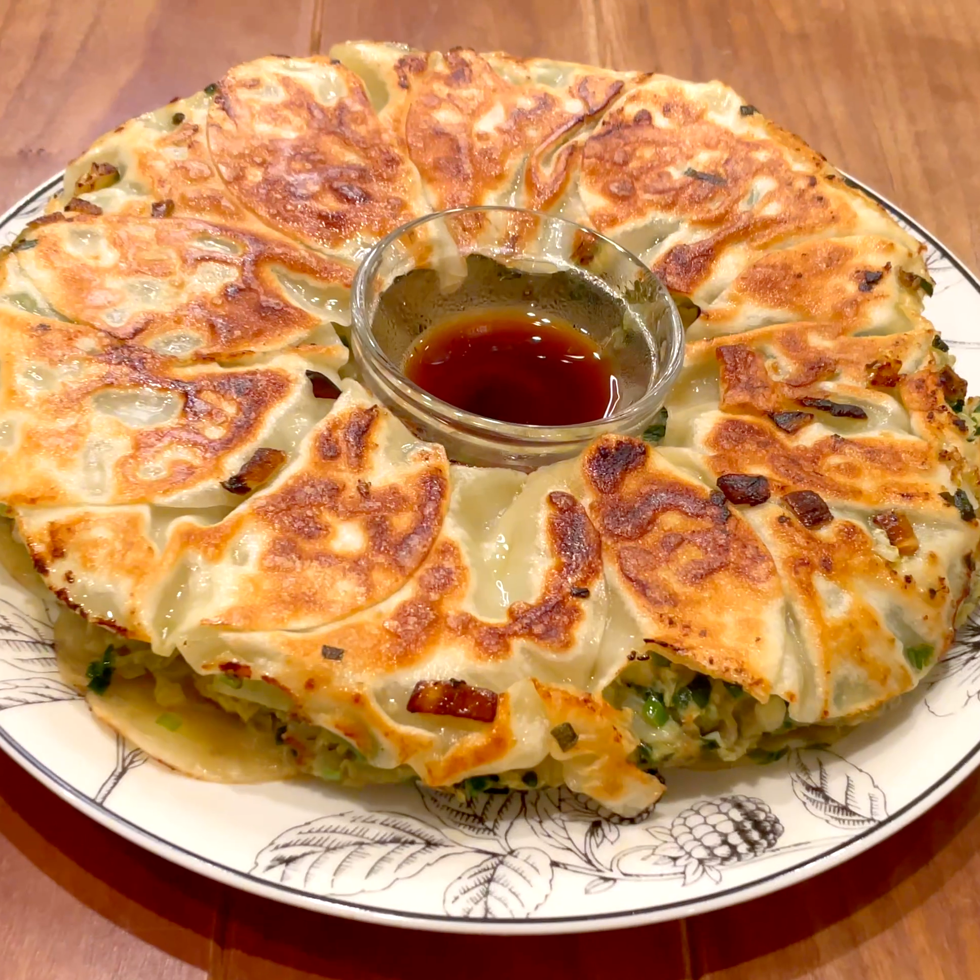 包まない餃子の完成