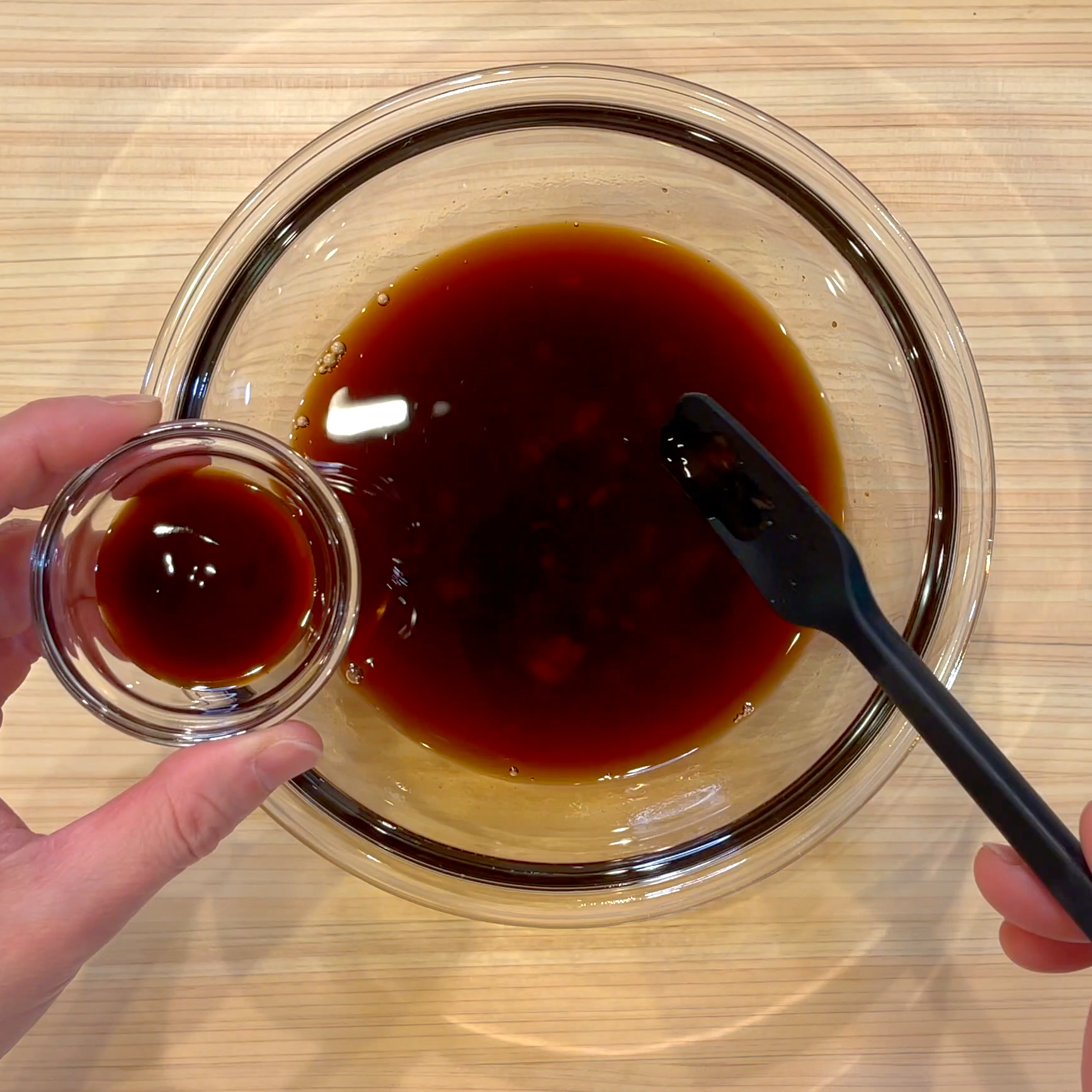 調味料Aを合わせる工程