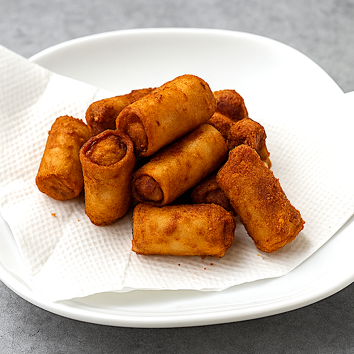 盛り付けて完成した様子