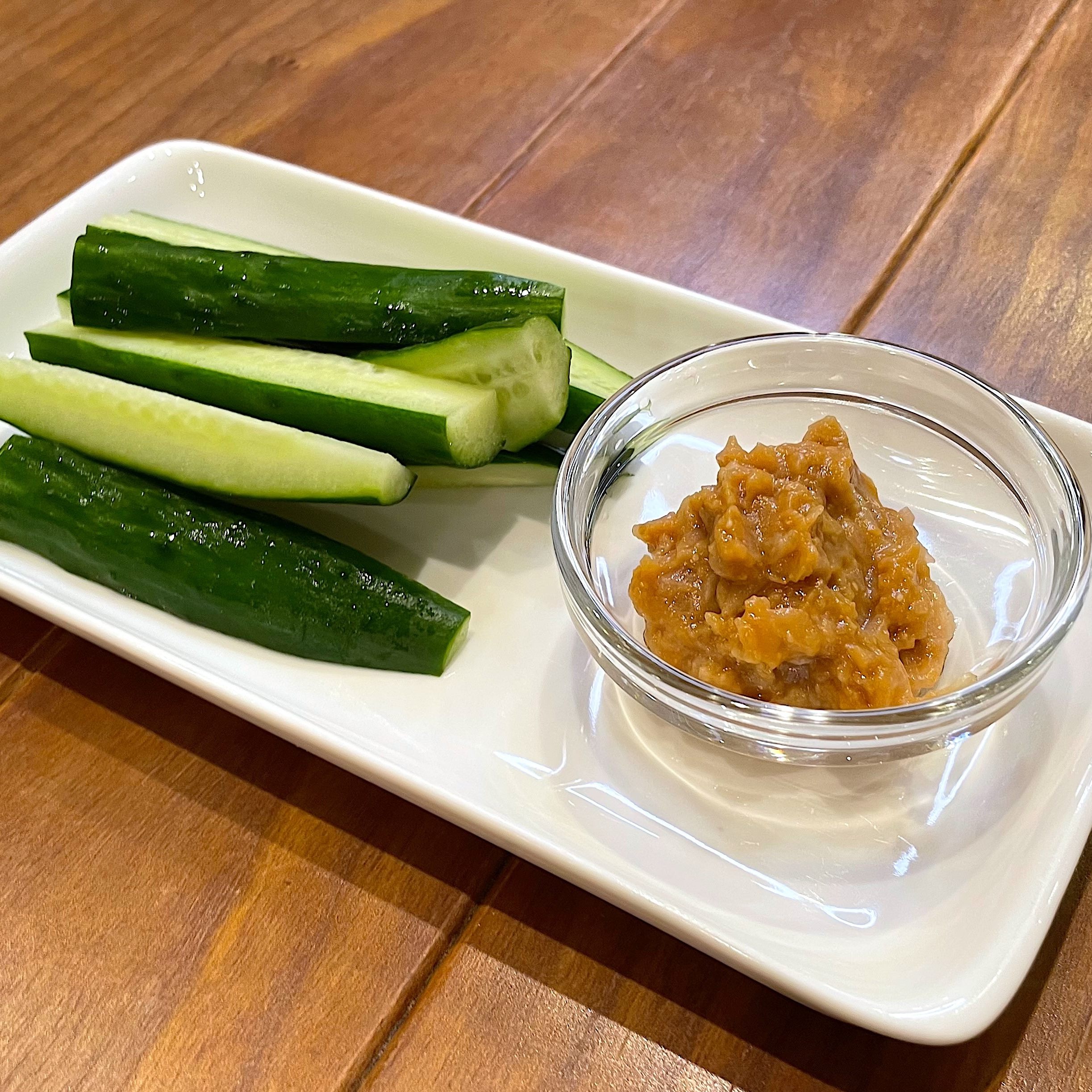 盛り付けて完成した様子